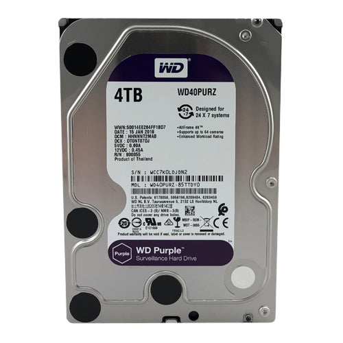 Commercial grade 4 terabyte HDD.